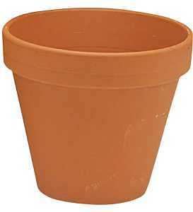 Terra Cotta Planter - 6 inch - Pack of 2 - Clay, Marble Granite, Dark Basalt, White, Gray, Red - Indoor House Plant Pot Garden (2, Red Clay)