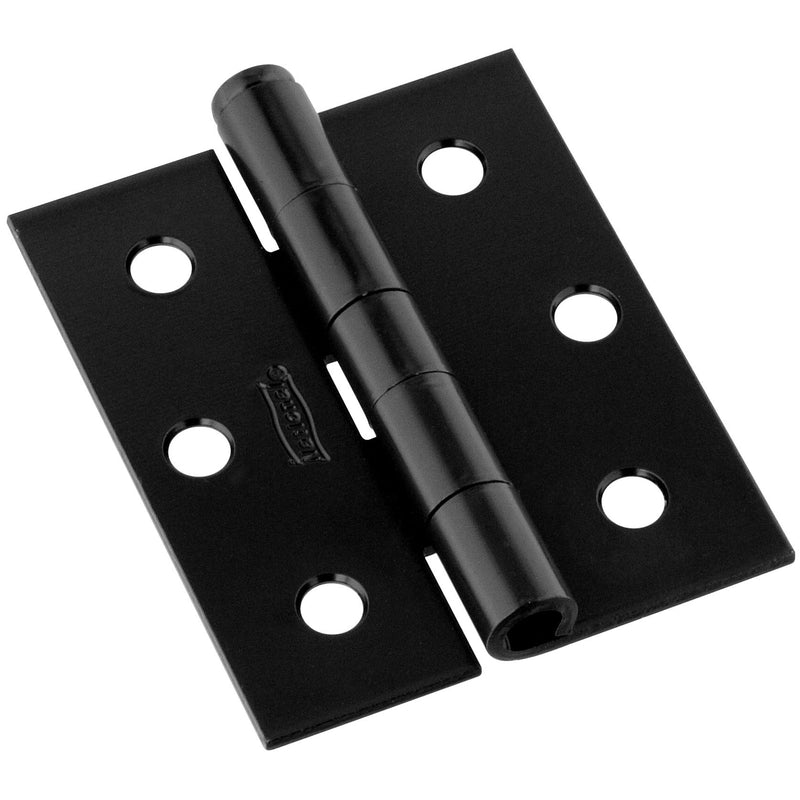 National Hardware N115-451 V129 Screen/Storm Door Hinges in Black, 3" x 2-1/2", 2 piece