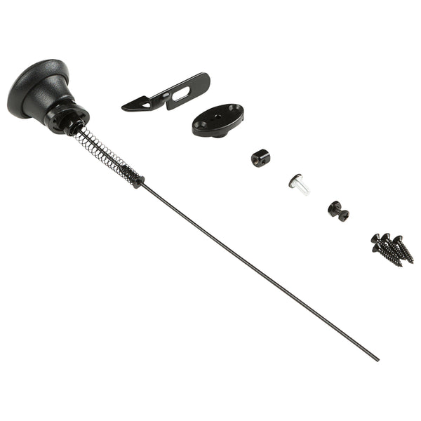 National Hardware N109-070 Gate Latch Cable Pull, Black