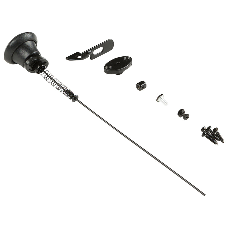 National Hardware N109-070 Gate Latch Cable Pull, Black