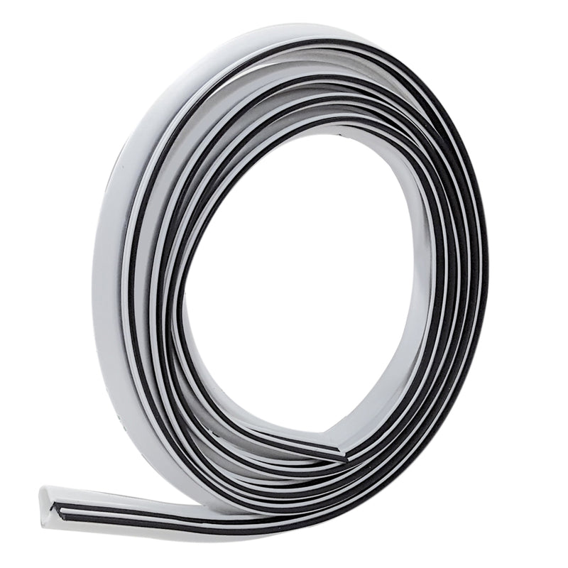 Frost King ES184W Weatherseal Replacement, 1/2In Wide x 3/4In Thick x 7Ft Long, White