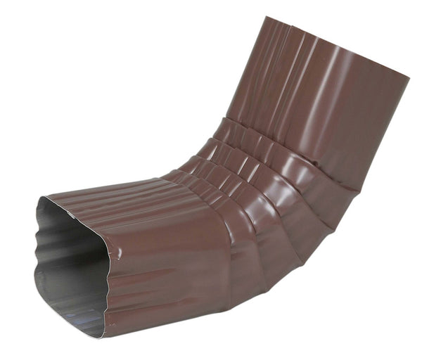 AMERIMAX HOME PRODUCTS 4526419 3x4 Aluminum A Elbow, Brown