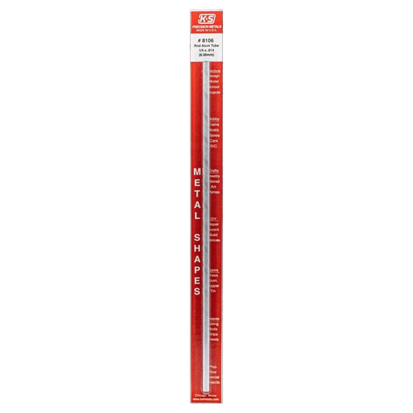 K & S PRECISION METALS 8106 1/4x12 ALU Tube