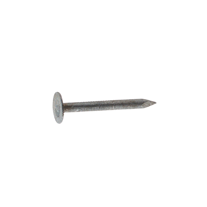 Grip Rite 1EGRFG1 1 Lb 1'' Electro Galvanized Smooth or Barb Shank Roofing Nail