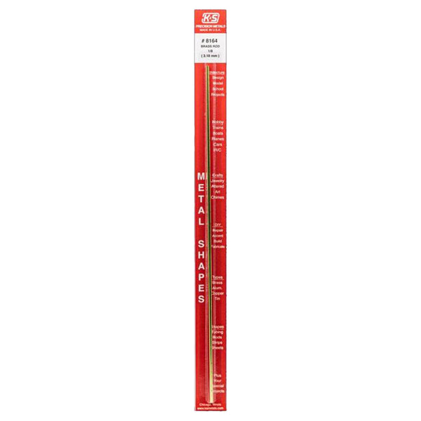 K&S Engineering Solid Rod Brass Rod 1/8 12 8164