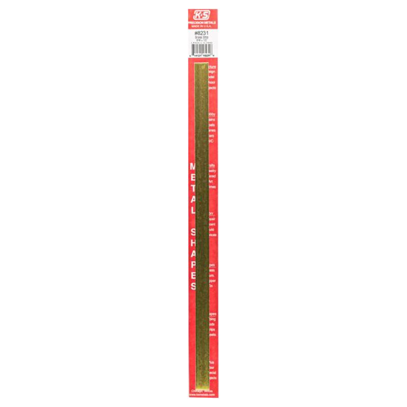 K & S PRECISION METALS 8231 .016x1/2x12 BRS Strip