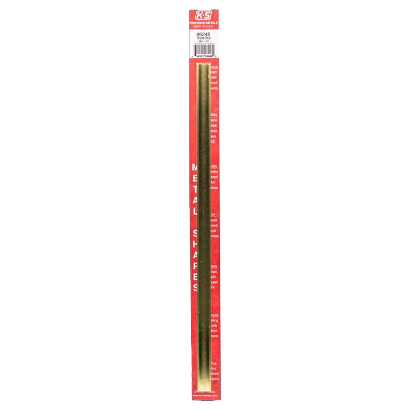 K&S Strips 0.064 X 1/2" X 12" Brass Carded