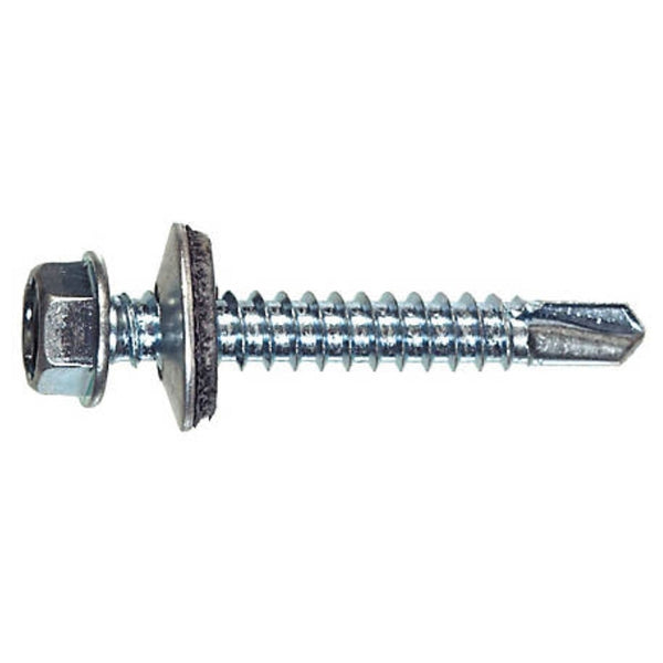 Grip-Rite Nhdw121005 Pro-Twist Screws with Washers, Zinc, 1 Inch