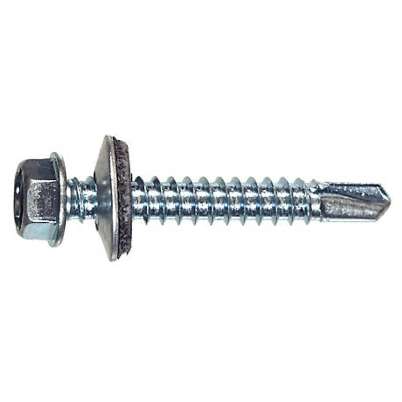 Grip-Rite Nhdw121005 Pro-Twist Screws with Washers, Zinc, 1 Inch