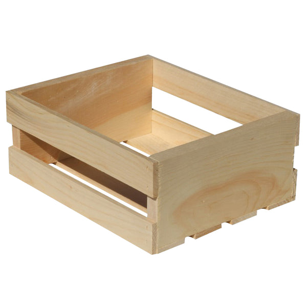 Demis Products 4.75 in. H X 9.625 in. W X 11.75 in. D Storage Crate Natural 1070248504
