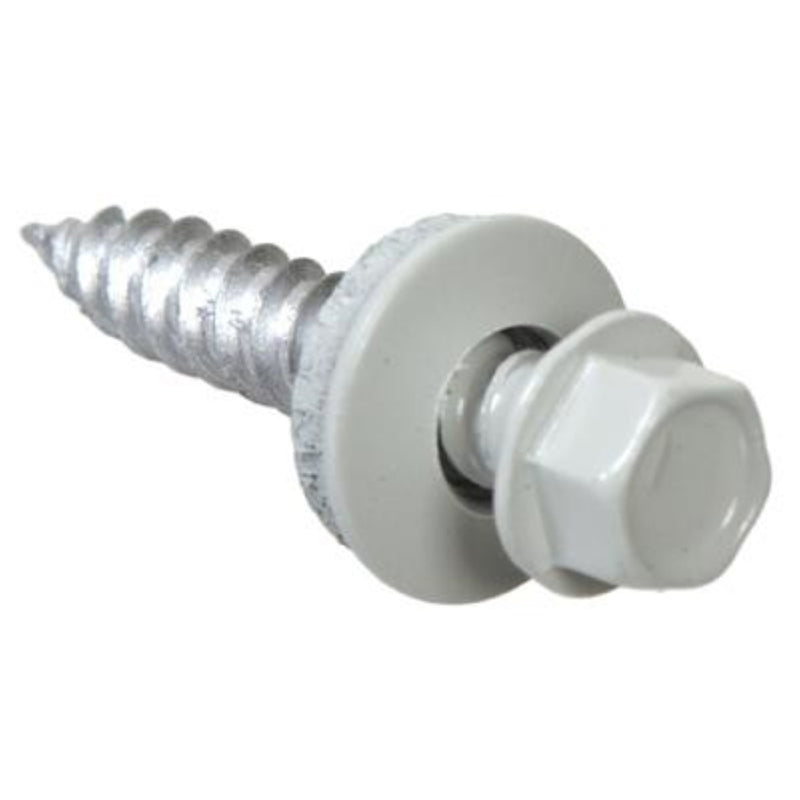 Grip-Rite SM Screw #9X2 WHT 1#