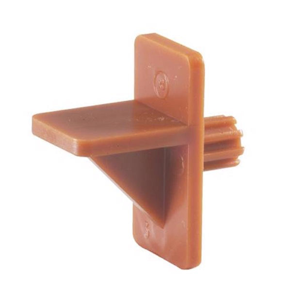 Prime-Line EP 9381 Shelf Support Pegs, 5 mm. Diameter, Plastic, Brown (12 Pack) 1900BRR