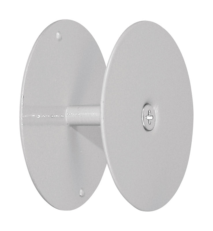 Prime Line U9515 2-5/8 Gray Primer Steel Hole Cover Plate