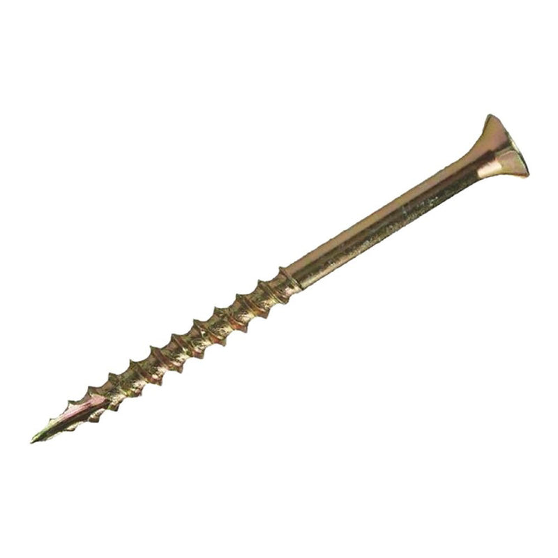 Grip-Rite 114GCS1#8 x 1-5/8", T25 Star Drive Gold Construction Wood Screw, 5lb Box