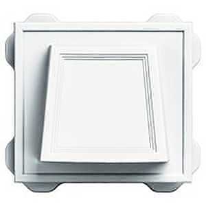 Hooded Vent 4in White