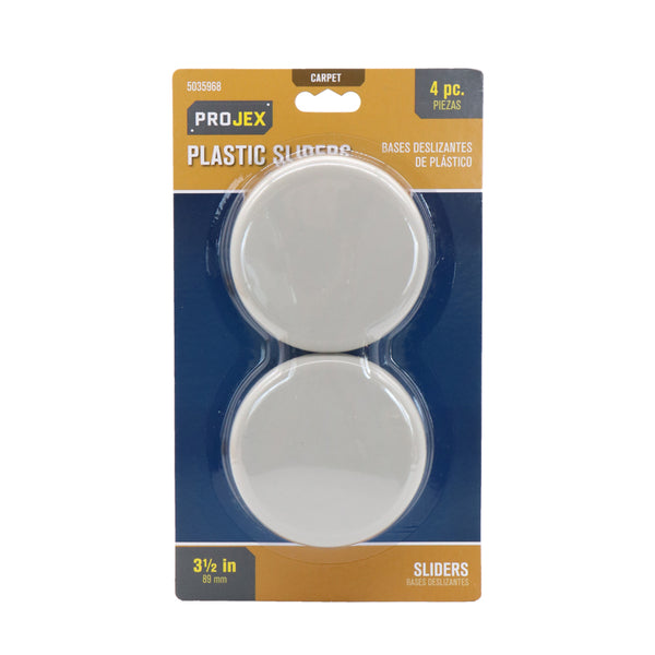 Projex Glide Plst 1" Rnd BRN4PK P0004