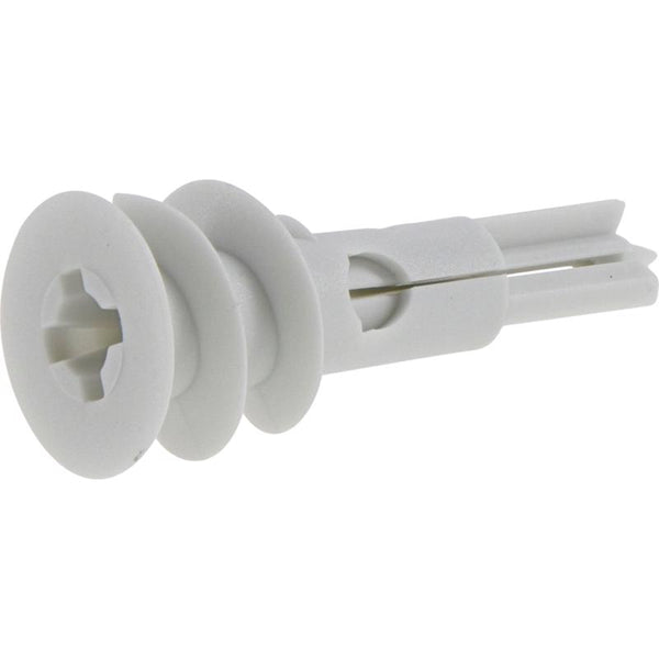 Hillman 1.5 in. L Nylon Ribbed Head Drywall Anchors 100 pk 376648