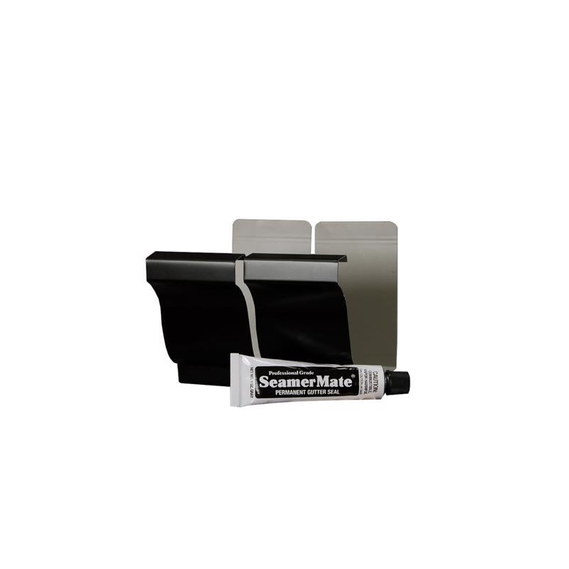 Amerimax 5043699 5 x 3 in. Aluminum K Gutter Connector Black - Pack of 25