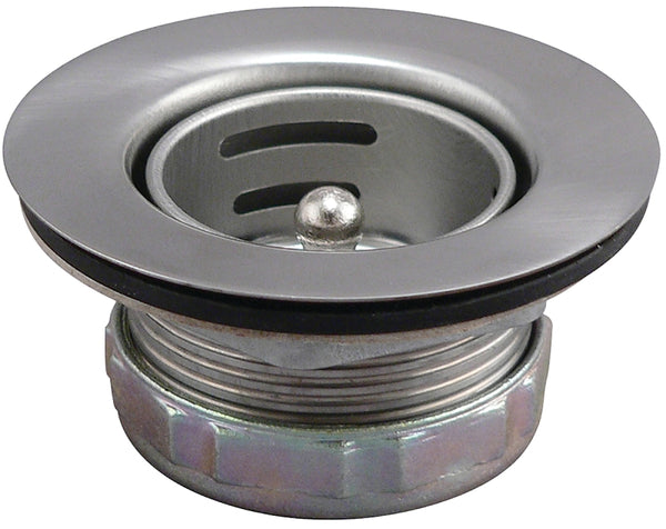 Plumb Pak Keeney K5421 Junior Duo Bar Sink Strainer, Stainless Steel