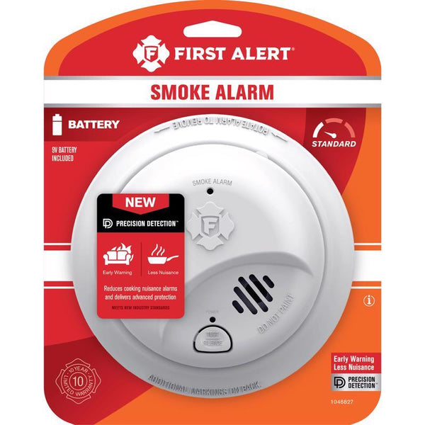 First Alert Battery-Powered Ionization Smoke Detector 1046827