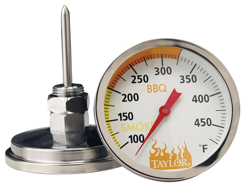 Taylor 814GW Smoker Thermometer, Black