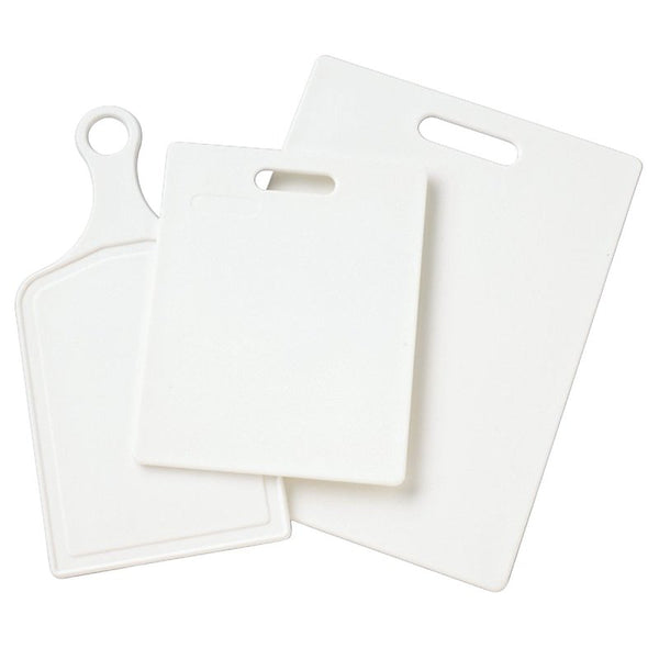 Farberware Reversible Plastic Cutting Board Set, 3-Piece 78891-10