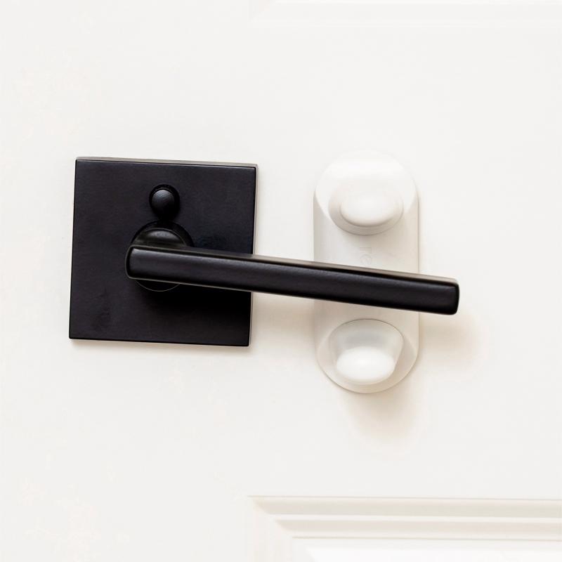 Regalo Home Safety Lever Door Lock, Award-Winning Brand, 3M Adhesive Child Proof Door Lock, White