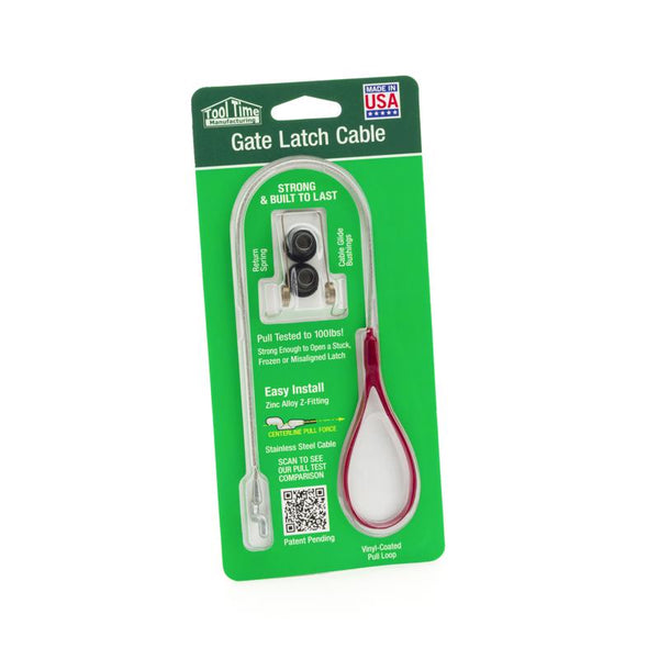 Tool Time Gate Latch Cable, Stainless Steel GLC001