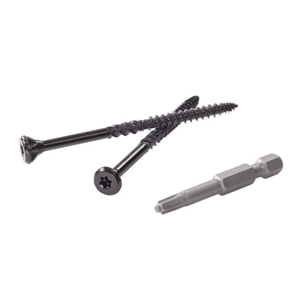 FastenMaster 5057647 0.31 x 2 in. T-20 Plus MVP-Guard Flat Head Coarse Construction Dog Screws FMGDTTAPT25-2PK