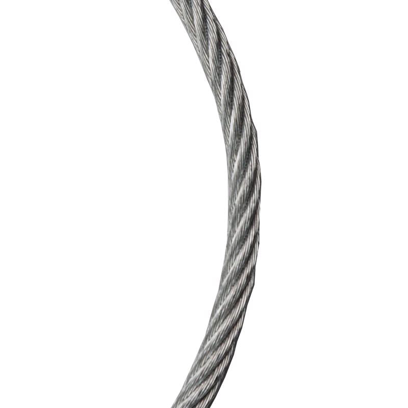 Koch 003162 Cable, 7 by 19 Construction, Trade Size 3/16 by 250 Feet, Galvanized Finish