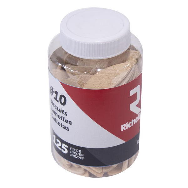 Richelieu 5059261 0.76 x 2 in. Fluted Wood Plate Joining Biscuits - Natural - Pack of 5-125 Per Pack R77164