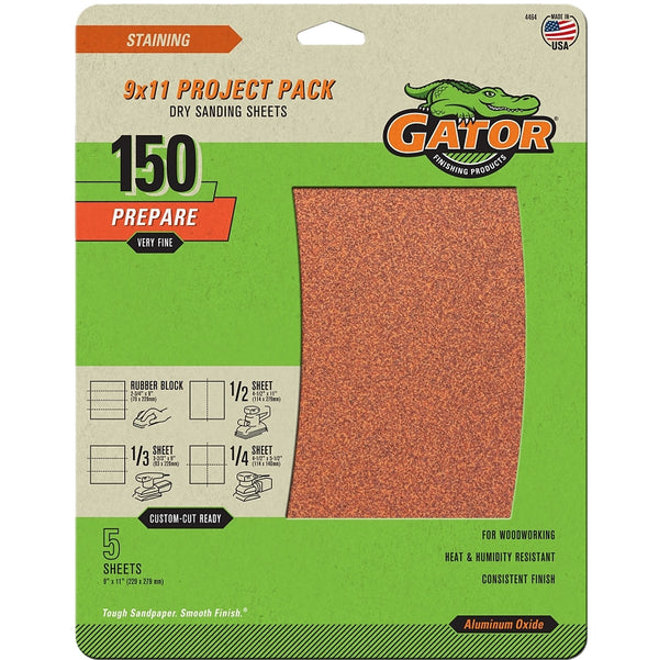 ALI INDUSTRIES 4464 5-Pack GNT 150G Sandpaper