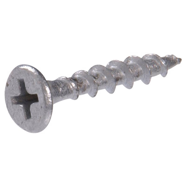 Hillman 40400 Galvanized Phillips Drive Deck Screw, 6 X 1-Inch, 100 Pack, 1 inches, No Color