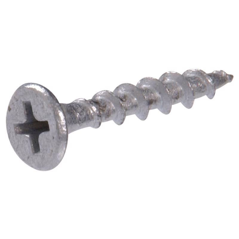 Hillman 40400 Galvanized Phillips Drive Deck Screw, 6 X 1-Inch, 100 Pack, 1 inches, No Color