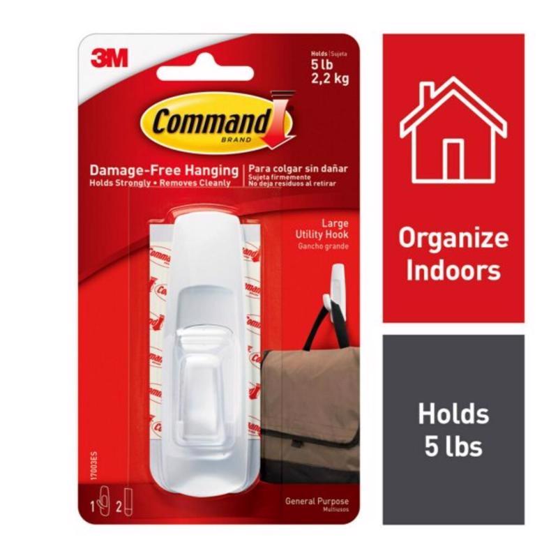 Command Strips 17003 Large Hooks With Command? Adhesive
