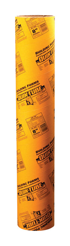 Quikrete Quik-Tube Cardboard Concrete Building Form Tube 4 ft. L x 8 in. Dia. 6922-01