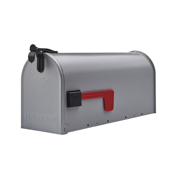 Solar Available Group ST100000 Standard Size Galvanized Steel Rural Mailbox U.S. Postmaster General Approved, Gray ST1000AM