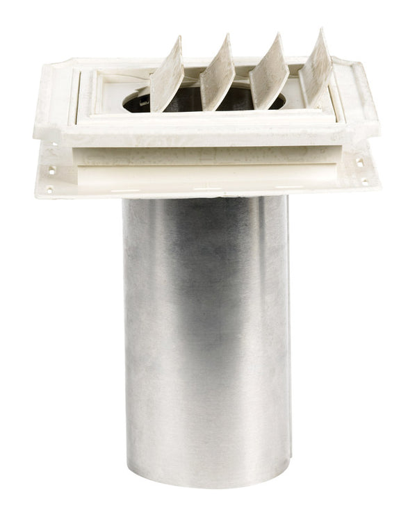 Builders Edge 140137079117 Vent, Small, Bright White 140037079117