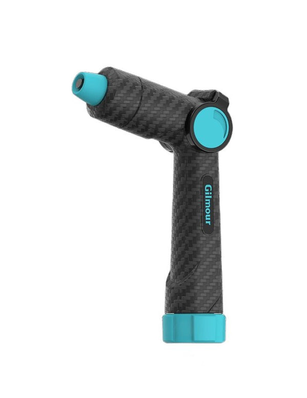 Gilmour Heavy Duty Graphite Thumb Control Adjustable Garden Hose Nozzle with Swivel Connect 885702-1001
