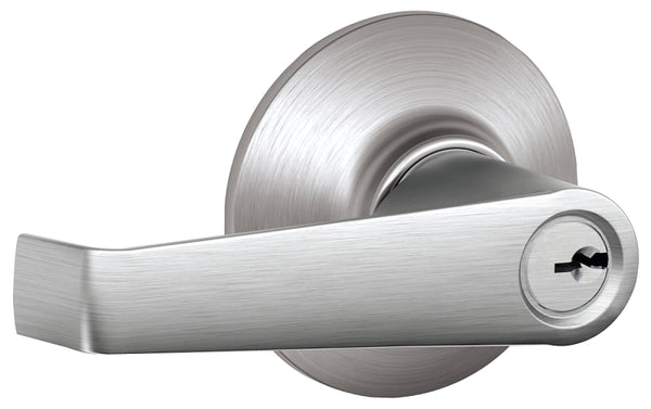 Schlage F51 CSV ELA 626 Keyed Entry, Lock Tubular, Satin Chrome F51A CSVELA626