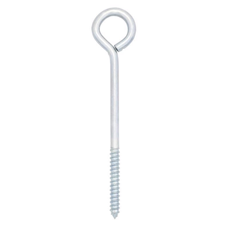 Hampton 5/16 in. x 6 in. L Zinc-Plated Steel Lag Thread Eyebolt Nut Included