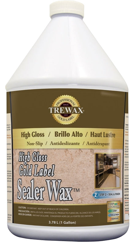 Trewax Professional Gold Label Sealer, Gloss, 1-Gallon 887171967