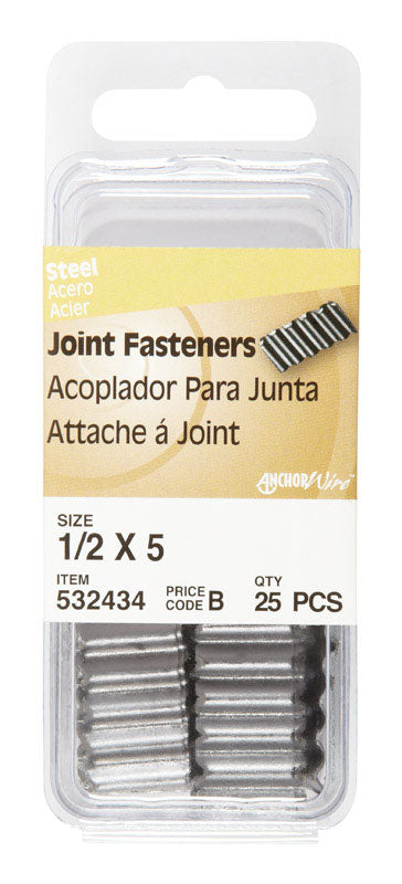 The Hillman Group 532434 Joint Fasteners Small Pack 1/2, 25-Pack