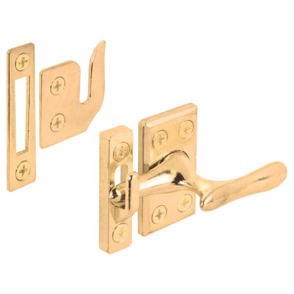 Prime-Line Products H 3553 Prime Line H-3553 Sash Lock, 1-7/8 in L, Die Cast Zinc, 1-7/8", Brass