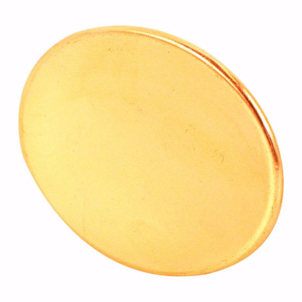 Prime-Line Products N 6755 Bi-Fold Door Pull Knob with Screws, 1-3/4-Inch, Brass,(Pack of 2)