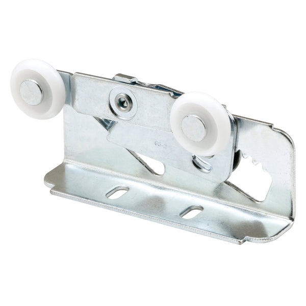 Prime-Line 7/8 in. D X 0.25 in. L Zinc-Plated Nylon/Steel Roller Assembly 2 pk N 6531