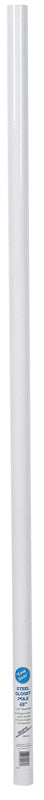 John Sterling 48 in. L x 1-1/4 in. Dia. Powder Coated Steel Closet Rod