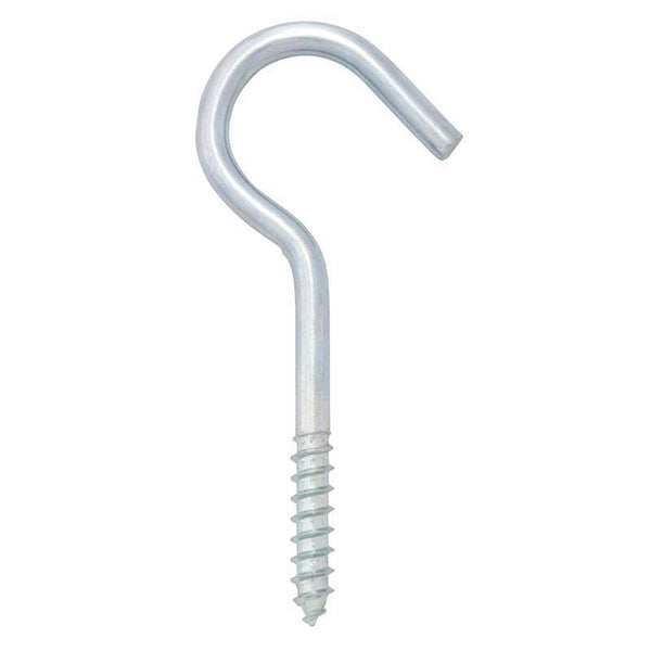 Ace Hampton Small Zinc-Plated Silver Steel 3.88 in. L Ceiling Hook 80 lb. 20 pk 02-3480-144