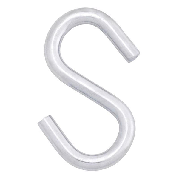 Hampton Medium Zinc-Plated Silver Steel 3.25 in. L S-Hook 240 lb. 20 pk 02-3483-838