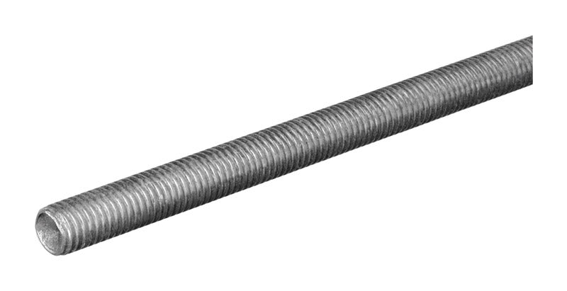 Boltmaster 11026 1/2" X 24" Threaded Rod NC Zinc